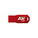 AGI USBメモリ 64GB USB3.2 USB Type-A 最大読み取り速度 120MB/s レッド 外付けメモリ 携帯便利 UP138(2)