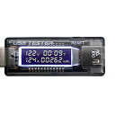 waves QC2.0 対応 USB 簡易 電圧・電流 チェッカー テスター 積算電流・通電時間計測