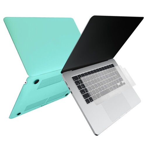 MS factory MacBook Air 15インチ ケース M4 M3 M2 用 カバー 2025 2024 2023 マックブックエアー 15 ハードケース A3241 A3114 A2941 (マット加工) ミント ブルー mint RMC series RMC-SETA15-MMNT