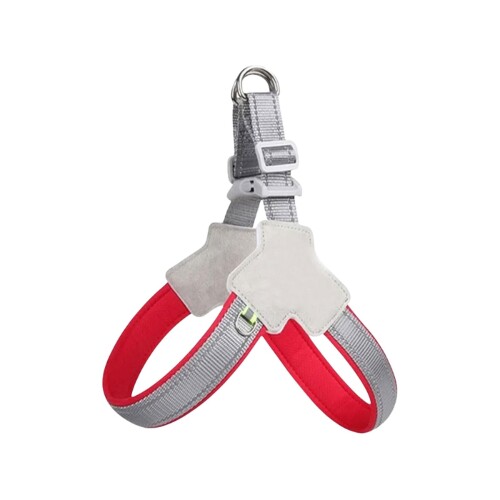 DICOCO 犬 ハーネス 小型犬 犬 胴輪 引っ張り防止 アタマを通さず 咳き込み軽減 サイズ調整可能 抜けな..