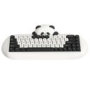 YUNZII C68 ワイヤレスメカニカルキーボード かわいいパンダ 65% 無線 ホットスワップ シリコーン 人間工学 ゲーミングキーボード三つモード BT5...