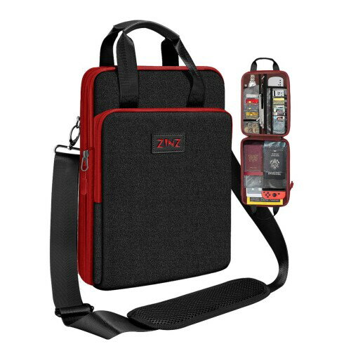 (ZINZ) スリムで拡張可能なケース 12.9 13 インチ トラベル ノートパソコン ショルダーバッグ MacBook ..