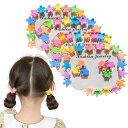 ミニ ヘアクリップ 100個セット 花 星 クラウン うさぎ ヘアピン 可愛い カラフル バンスクリップ 髪クリップ ミニ 髪留め 髪飾り ヘアアクセサリー 子...