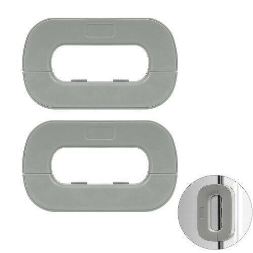 TOCCOOL 2個 冷蔵庫ロック 冷蔵庫ドアクランプ RV 冷蔵庫ドアラッチ キャビネット、引き出し、冷凍庫、オーブン用(グレー) TOCCOOL 2個 冷蔵庫ロック 冷蔵庫ドアクランプ RV 冷蔵庫ドアラッチ キャビネット、引き出し、冷凍庫、オーブン用(グレー)