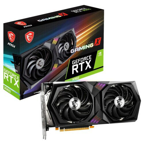 MSI GeForce RTX 3060 GAMING X 12G グラフィックスボード VD7552