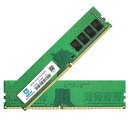 PC4-25600 (PC4-3200V) 16GBx1 DDR4 3200MHz (DDR4-3200) 1Rx8 非ECC Unbuffered CL22 デュアルランク UDIMM PC メモリ RAM(2)