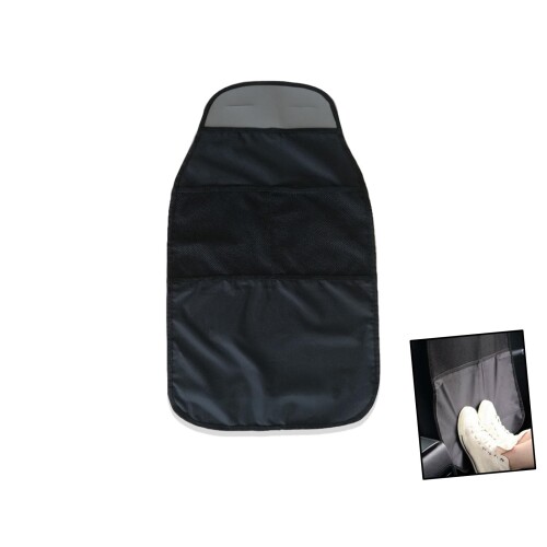 Mirhua シートカバー 車 座席保護 子供 汚れ防止 取り付け簡単 カーグッズ （ブラック）