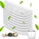 Eufy Pet Water Fountain P940用 互換 交換用フィルター 8個入り 猫 水飲み器 フィルター 三層構造 ヤシ殻活性炭フィルター