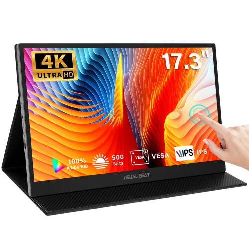 Visual Beat 17.3 4Kݡ֥륿å꡼˥UHD 500˥å 100% AdobeRGB IPS H...