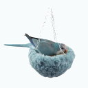 JAMIE P.(ジェミーピー)鳥の寝床 鳥のハウス 吊りベッド インコ おもちゃ 鳥の巣 寝袋 文鳥 鸚鵡 小動物 ハウス 冬 ペット用品 鳥用品 厚み ふわ...