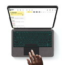 iPadPro11 第4/3/2/1世代 キーボードケース 一体型 トラックパッド付き バックライト付き iPad Pro 11インチ 第 4 3 2 1 世代 キーボード付き ケース タッチパッド付き ビジネス