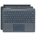 TJK ワイヤレスキーボード Microsoft surface pro8/proX/pro9/pro10 に適用 Bluetoothキーボード US英語配列 磁気ペンスロット Pencil収納設置 USB Type-C充電口 軽量 分離式 サーフィスプロ8/プロX/プロ9//プ(2)
