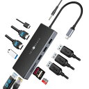 SETMSPACEドッキングステーション type c 12-in-1 ハブ4K対応HDMI出力ポートどっきんぐ PD 100w ドッキングステーション アルミ合金+ABS材質 どっきんぐ ( USB-A USB-C TF SD HDMI DP RJ45 Audio PD)Windows8/10(2)