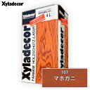 10時までのご注文当日出荷可能(土日除く) キシラデコール 4L #107 マホガニ 注ぎ口付・ 大阪ガスケミカル