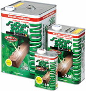 木が香る木材保護含侵塗料【ノンロット 205N ZS 屋外白木用】14L クリヤー系　屋外用