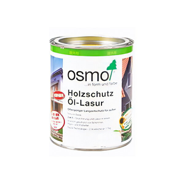 高耐候性自然塗料【オスモ　ウッドステインプロテクター】屋外用 0.75L　各色　オスモ&エーデル