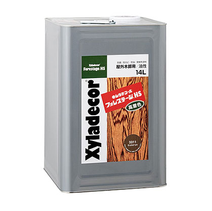 【キシラデコール　フォレステージ　HS　14L】各色　 大阪ガスケミカル 低臭タイプ 木材保護塗料