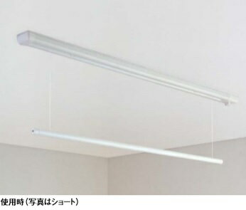 大建工業　室内物干ものほし上手　ロングタイプFQ0402-3N　天井直付昇降タイプ　リフォーム等で後付が可能　北海道、沖縄及び離島は配送費別途。のサムネイル