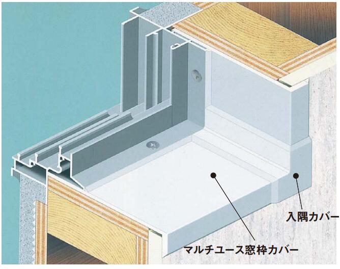 フクビ化学工業　マルチユース窓枠カバー　BSM22W　オ