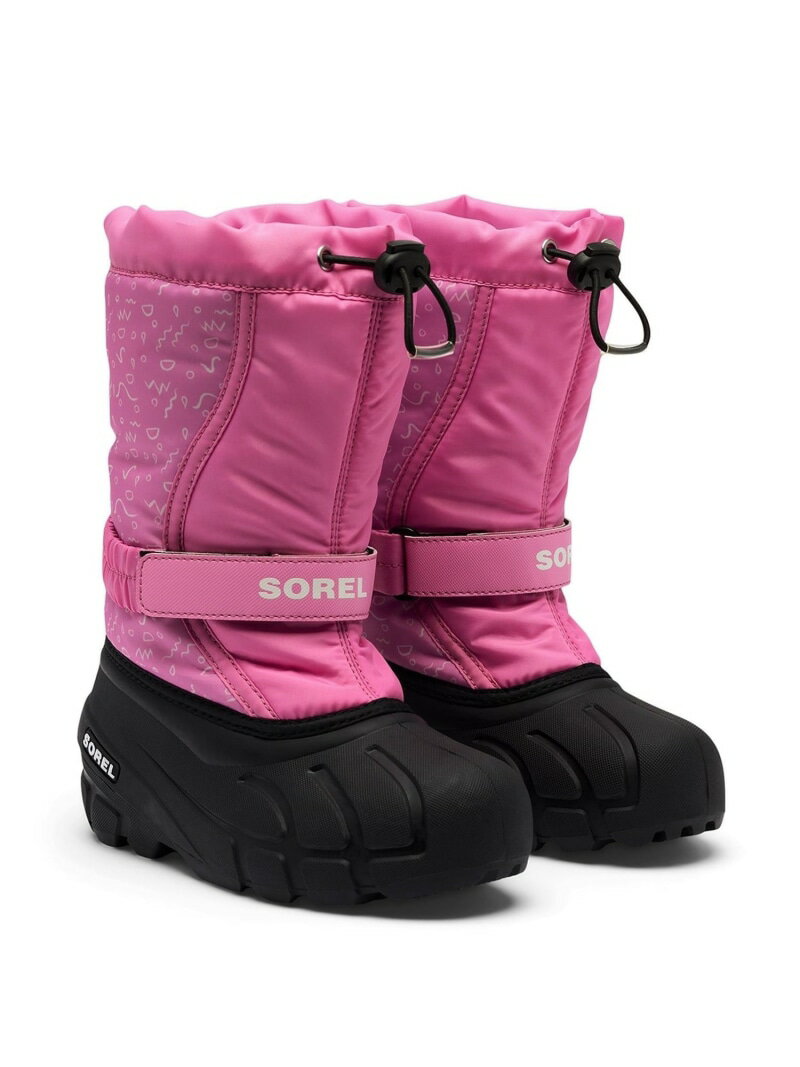 SOREL/ 【KIDS】ユースフルーリー ブーツプリント /ソレル SOREL コロンビア シューズ・靴 ブーツ ピン..