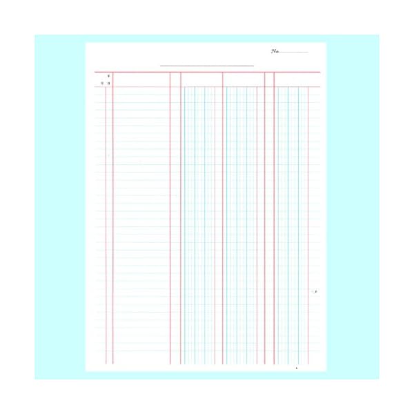 コクヨ(KOKUYO) 三色刷ルーズリーフ A4 応用帳 30穴 100枚 リ-177