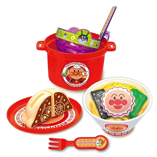 ジョイパレット(JOYPALETTE) アンパンマン 湯切りでチャッチャッ! アンパンマンラーメンセ ...
