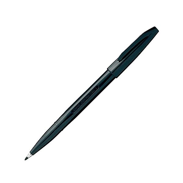 乐天商城 - ぺんてる 水性ペン サインペン S520-AD 黒 10本セット