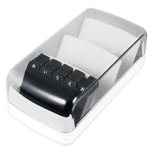 乐天商城 - カール事務器 カードファイルケース 名刺ケース 収納枚数600枚 整理整頓 ホワイト CFC-001-W