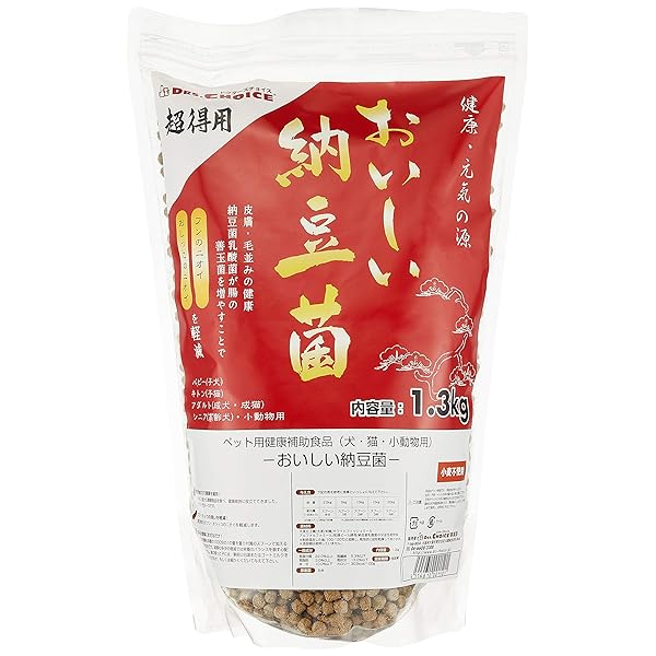 乐天商城 - ドクターズチョイス おいしい納豆菌 粒タイプ 1.3キログラム (x 1)
