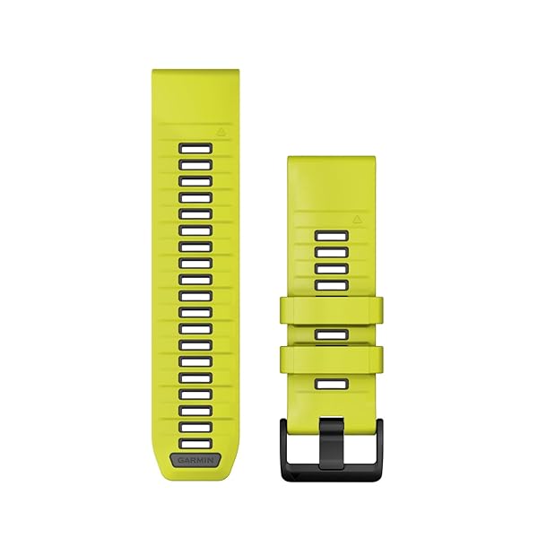 乐天商城 - ガーミン(GARMIN) QuickFit F8 26mm Amp Yellow / GraphiteFenix8 / Enduro3 51mmサイズ対応【日本正規品】