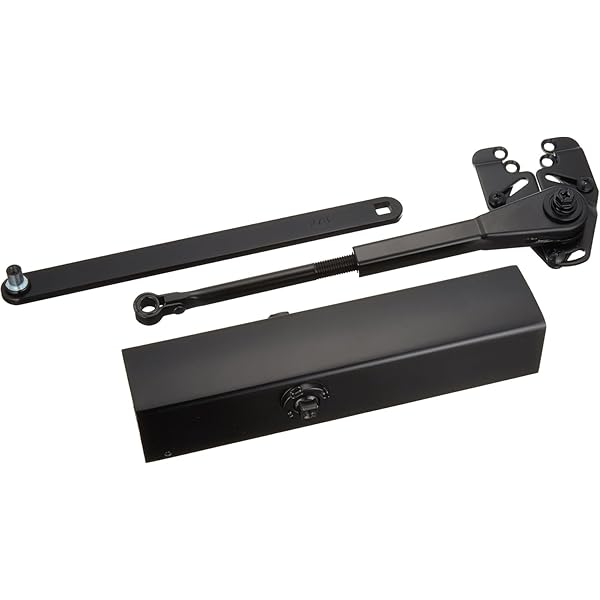 乐天商城 - リョービ 取替用ドアクローザー パラレル型 ストップ機能付き ブラック S-202P DB