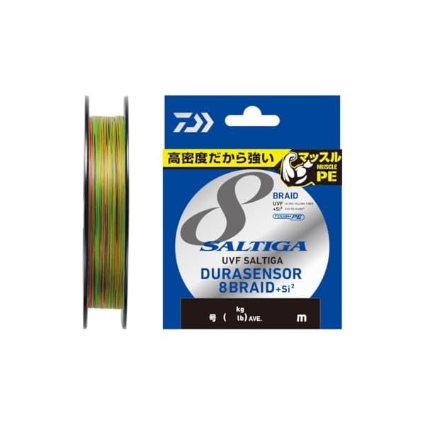 乐天商城 - ダイワ(DAIWA) PEライン UVFソルティガデュラセンサーX8+Si2 1号 200m マルチカラー