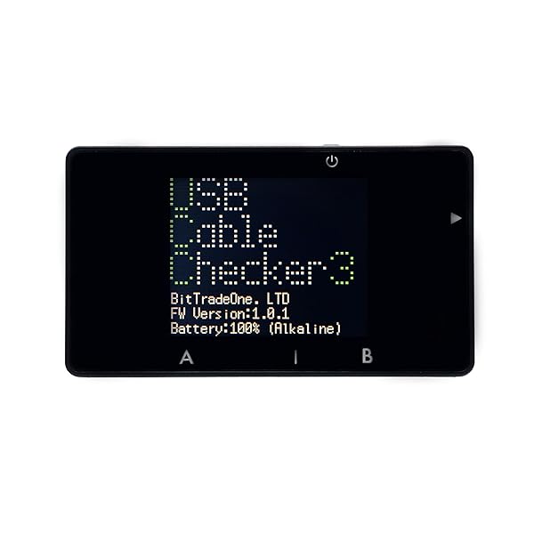 BitTradeOne USB4対応 USB Cable Checker3 EPS対応等も確認可能 ポートのチェックも可能 単四乾電池x2動