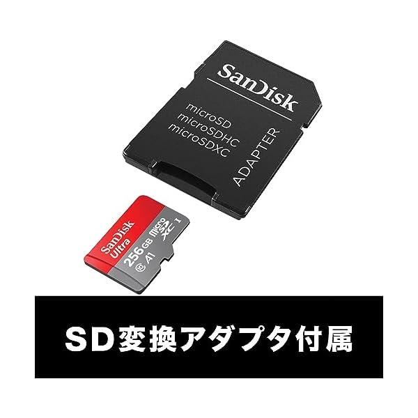 Comastoricの【 サンディスク 正規品 】 SanDisk microSD カード 256GB UHS-I U1 Class10 Nintendo Switch メーカー動作確｜アングル3