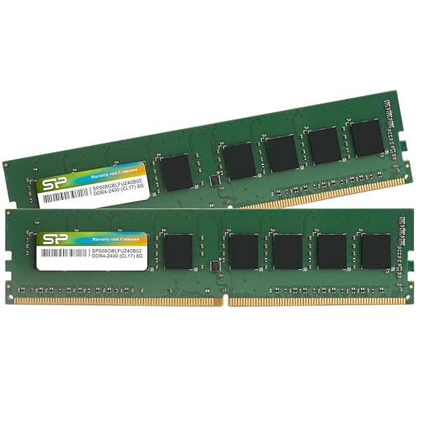 乐天商城 - シリコンパワー デスクトップPC用メモリ DDR4-2400(PC4-19200) 8GB×2枚 288Pin 1.2V CL17 SP016GBLFU240B22