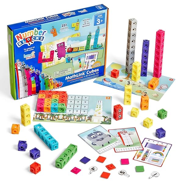ラーニング リソーシズ(Learning Resources)NumberBlocks MathLink Cubes ナンバーブロックス 1-10 キューブ