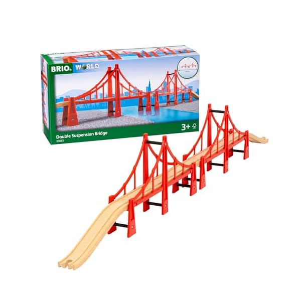 乐天商城 - BRIO 木製レール 知育玩具 ダブルサスペンション橋 対象年齢 3歳~ 33683 誕生日 クリスマス プレ