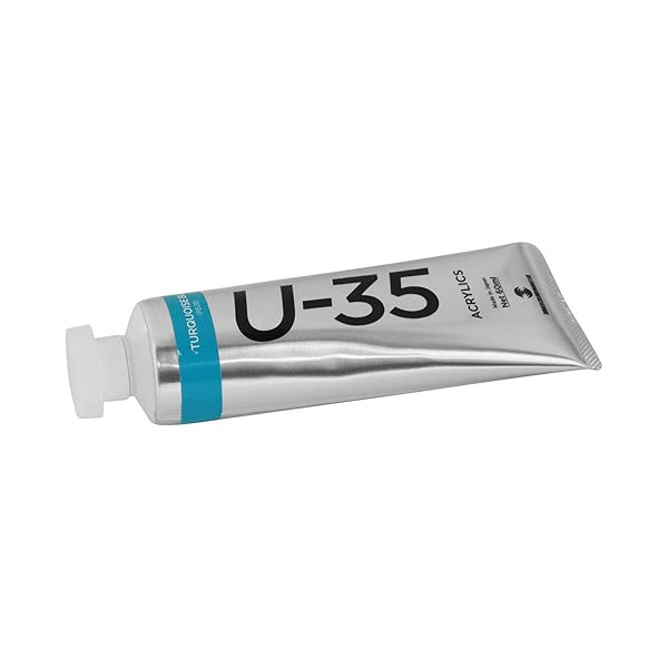 乐天商城 - ターナー色彩(Turner Color) U-35アクリリックス ターコイズブルー 60ml UA060427