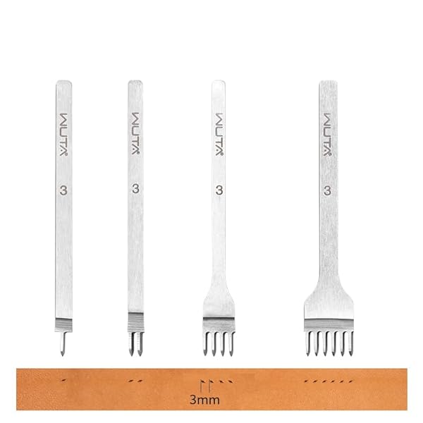 WUTA レザークラフト菱目打ち アップグレードレザークラフト工具 4本 鋼製穴あけツールセット 皮革工芸DIY用 手作道具（3mm 1+2+4+6）ブランドWUTA色2代モデル2代 4mm 1+2+4+6商品説明※詳細は会社概要ページにてご確認くださいませ。【商品概要】【アップグレードスタイル】以前の菱目太刀と比べ、より精巧に磨き上げられ、表面はより滑らかで、穴を開ける時の力が軽減されました。【複数のサイズ】3mm、4mm、5mm、6mmの4つの異なる穴間隔を含み、正確な歯間隔で、1穴から6穴まで、簡単にあなたの使用ニーズを満たすことができます。【高品質の原材料】高強度、高靭性の白鋼で作られ、長持ちし、錆びにくい、耐久性のある革工芸工具です。【使いやすい】ハンドルは握りやすいようにマイクロ研磨され、穴の頭は鋭く、素早くきれいな菱形の穴を開けることができます。【幅広い用途】レザークラフトに使用でき、初心者でもプロの職人でも、菱目パンチは最適な選択です。【商品説明】仕様： 材質：高品質のホワイトスチール。頑丈で強固 爪の間隔：3/4/5/6mm カラー：シルバー/ブラック パッケージ：1セット4個【商品詳細】ブランド：WUTA商品種別：レザークラフト用穴あけ工具商品名：WUTA レザークラフト菱目打ち アップグレードレザークラフト工具 4本 鋼製穴あけツールセット 皮革工芸DIY用 手作道具（3mm 1+2+4+6）製造元：WUTA商品番号：1834002商品内容：3mm 1+2+4+6色：2代【当店からの連絡】