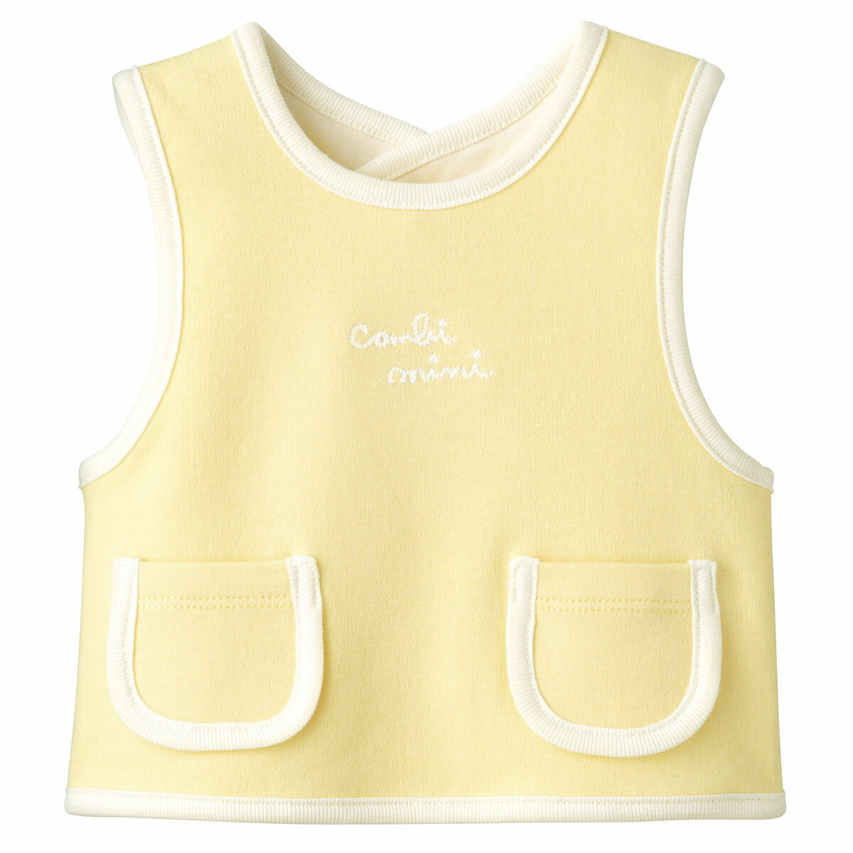 楽天市場 コンビミニ リバーシブルウェアベスト 刺しゅう 50cm 60cm 70cm ギフト ベビー 子供 新生児服 はおりもの 春夏 春夏 30 男の子 袖なし 新生児 ベスト スタイ 赤ちゃん お食事エプロン 食事 エプロン 撥水 出産祝い リバーシブル グッズ Combi Mini