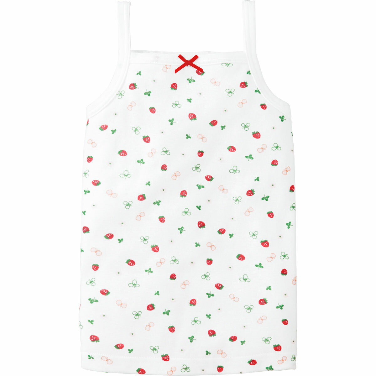 【10%OFF】《コンビミニ》さらさらキープキャミソール（いちご） : 女の子 80cm 90...