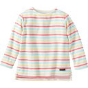 Tシャツ(パイルボーダー){男の子 女の子}《コンビミニ Combi mini》【80cm 90cm 100cm 110cm 120cm】|マルチカラー 長袖 トップス おしゃれ 可愛い ベビー キッズ 子供服 ベビー服 かわいい 子ども服 ティーシャツ 子供 赤ちゃん 洋服 春 子ども 男児 女児 ボーダー 出産祝い