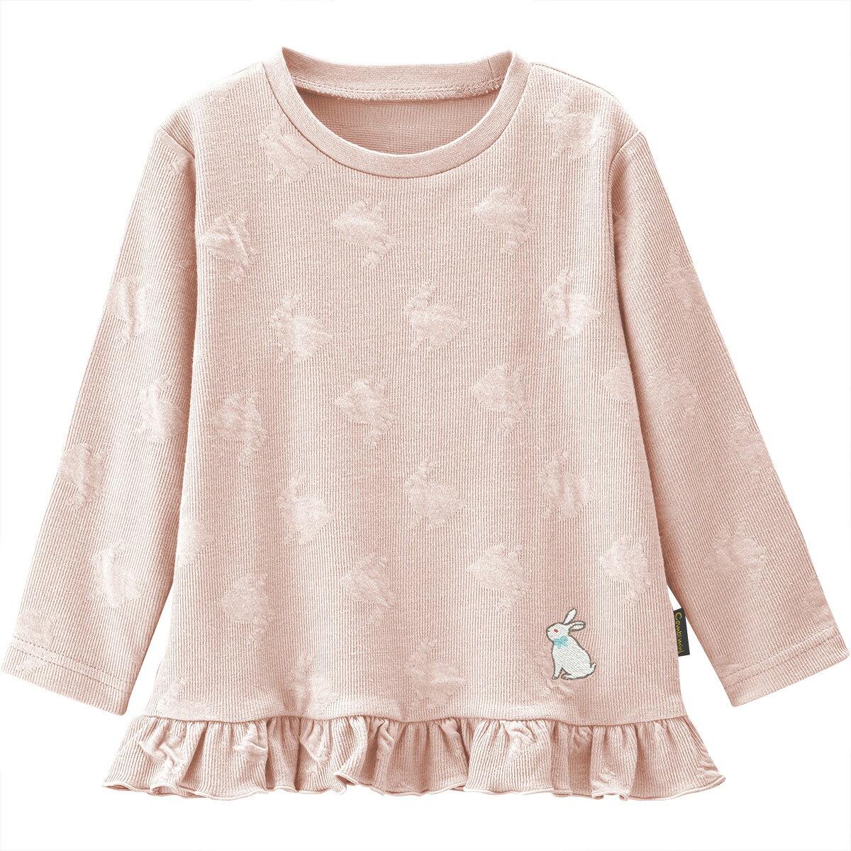 楽天市場 40 Off コンビミニ 裾フリルtシャツ うさぎjq 女の子 80cm 90cm 100cm 110cm 1cm 服 子供 冬 長袖 ベビー服 キッズ 保育園 ブランド おしゃれ 子供服 可愛い かわいい Tシャツ 秋冬 春 ロンt ティーシャツ お揃い 赤ちゃん カットソー 小学生 S