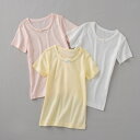 【20％OFF】《コンビミニ》快適速乾半袖Tシャツ （ピコ） 3色セット : 女の子 80cm 90cm 100cm 110cm 120cm 130cm ピンク | キッズ 子供 肌着 半袖 下着 インナー トップス 洋服 ベビーグッズ 吸水速乾 子ども服 吸汗速乾 ティーシャツ こども服