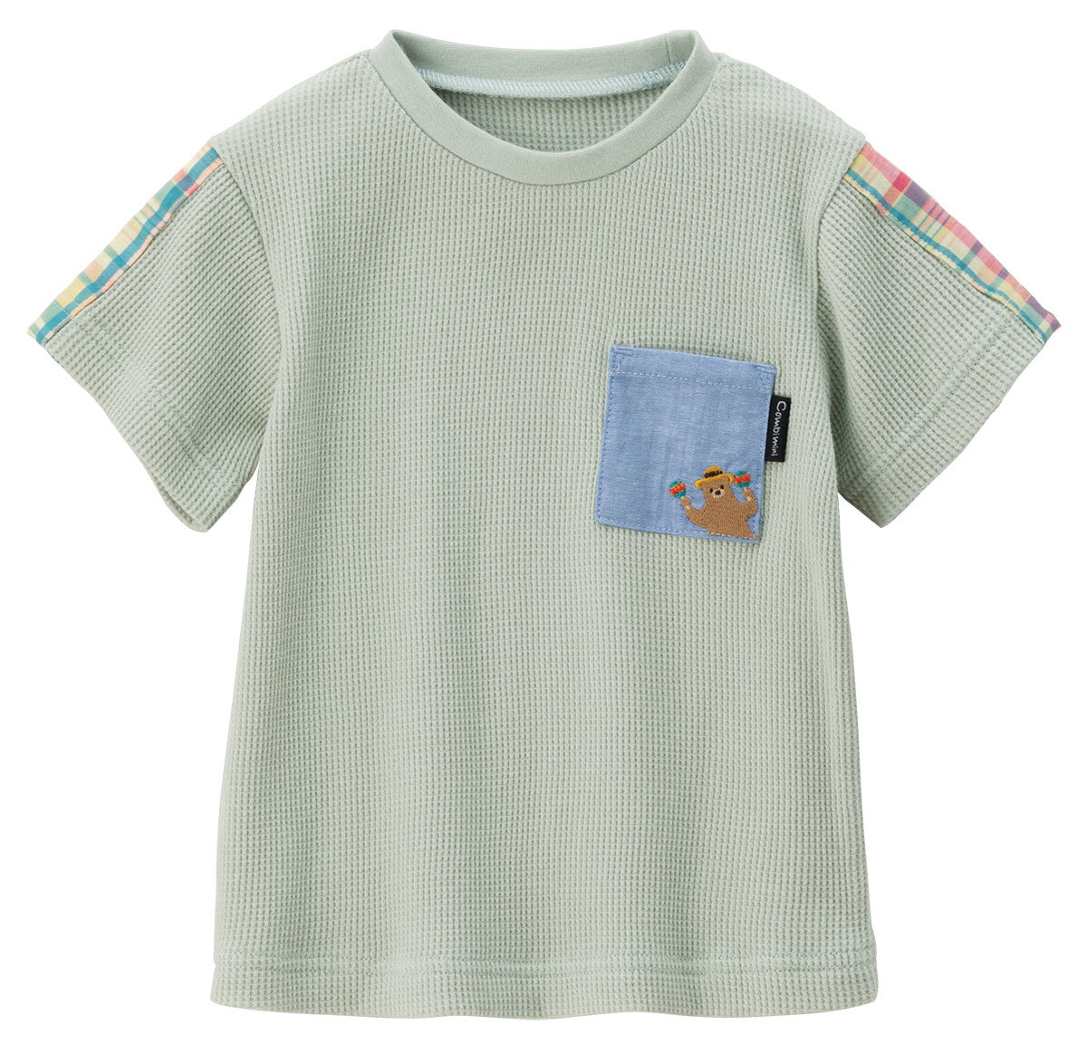 Combi mini【半額】《コンビミニ》半袖ダンガリーポケットTシャツ : ...