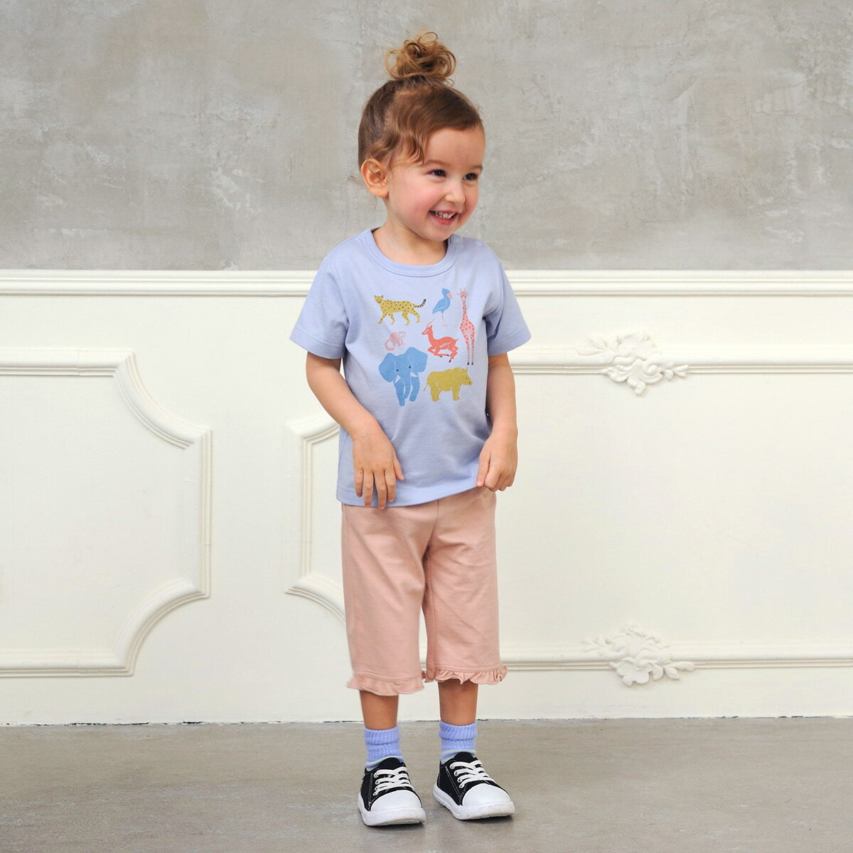 【60％OFF】《コンビミニ》さらクール半袖Tシャツ（アニマル） : 男の子 女の子 80cm 90cm 100cm 110cm 120cm | 赤ちゃん 服 子ども こども キッズ 夏服 ブランド tシャツ 半袖 半袖シャツ トップス 半袖tシャツ 速乾tシャツ 接触冷感 動物 吸水速乾のサムネイル