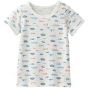 【40%OFF】《コンビミニ》あったかエアーニット半袖Tシャツ(船) : 男の子 80cm 90cm 100cm 110cm 120cm 130cm | 下着 赤ちゃん 服 ベビー 子供 子ども こども キッズ 秋 肌着 半袖シャツ 幼児 男児 乗り物 綿100 ティーシャツ Tシャツ ボーイズ【インナー】
