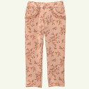 【半額】《コンビミニ》ストレッチミニ裏毛レギパン(フラワー) : 女の子 80cm 90cm 100cm 110cm 120cm | ベビー 秋服 冬服 子ども 子供 服 ズボン 長ズボン ロングパンツ 保育園 服 花柄 赤ちゃん服 おしゃれ キッズ レギンスパンツ こども【ボトムス】