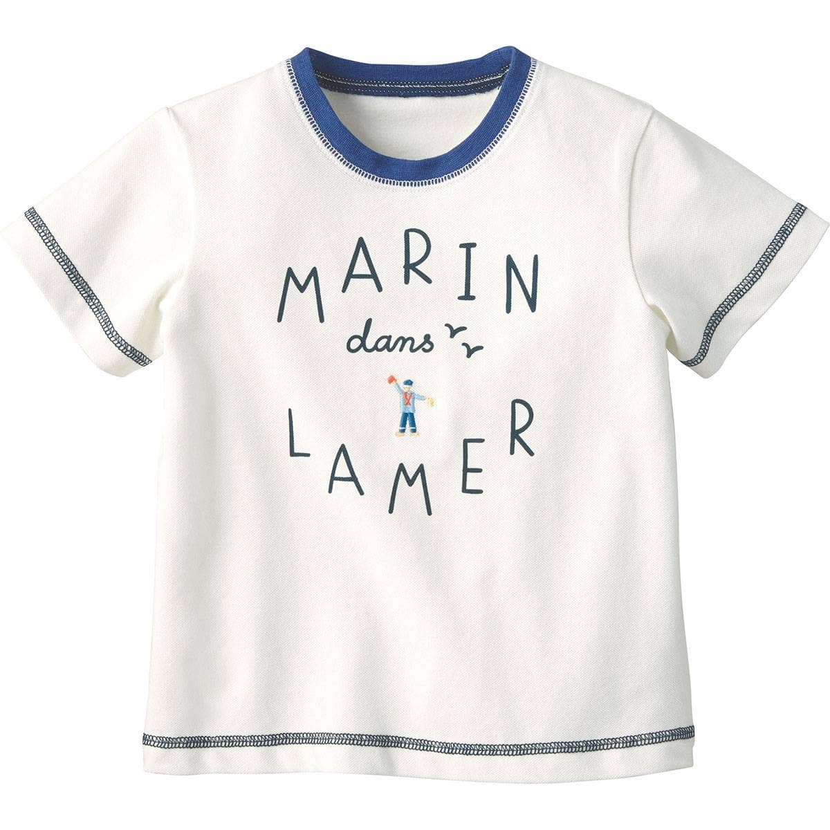 【60％OFF】《コンビミニ》やわらか鹿の子半袖らくちんTシャツ : 男の子 女の子 80cm 90cm 100cm 110cm 120cm | 子供 夏服 ベビー服 キッズ 半袖 子供服 お揃い 男女 かわいい 春夏 tシャツ トップス 赤ちゃん 服 夏 おしゃれ ティシャツ 小学生 【S】【T】のサムネイル