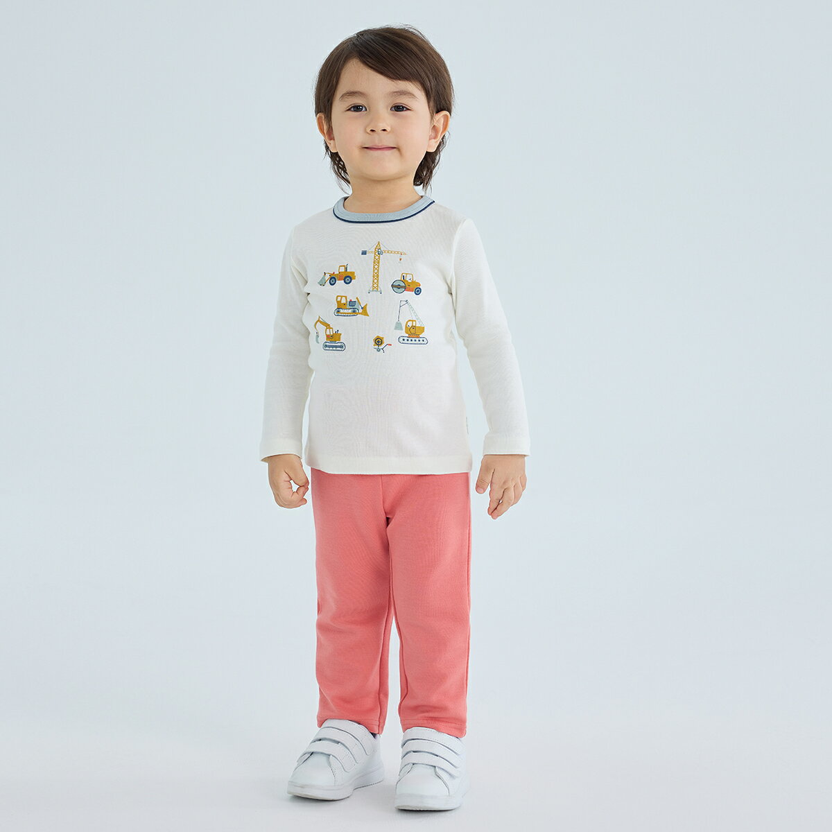 【50%OFF】《コンビミニ》T/Cポンチらくちんパンツ : 女の子 男の子 80cm 90cm 100...